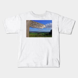 South Downs Beacon Hill Hampshire England Kids T-Shirt